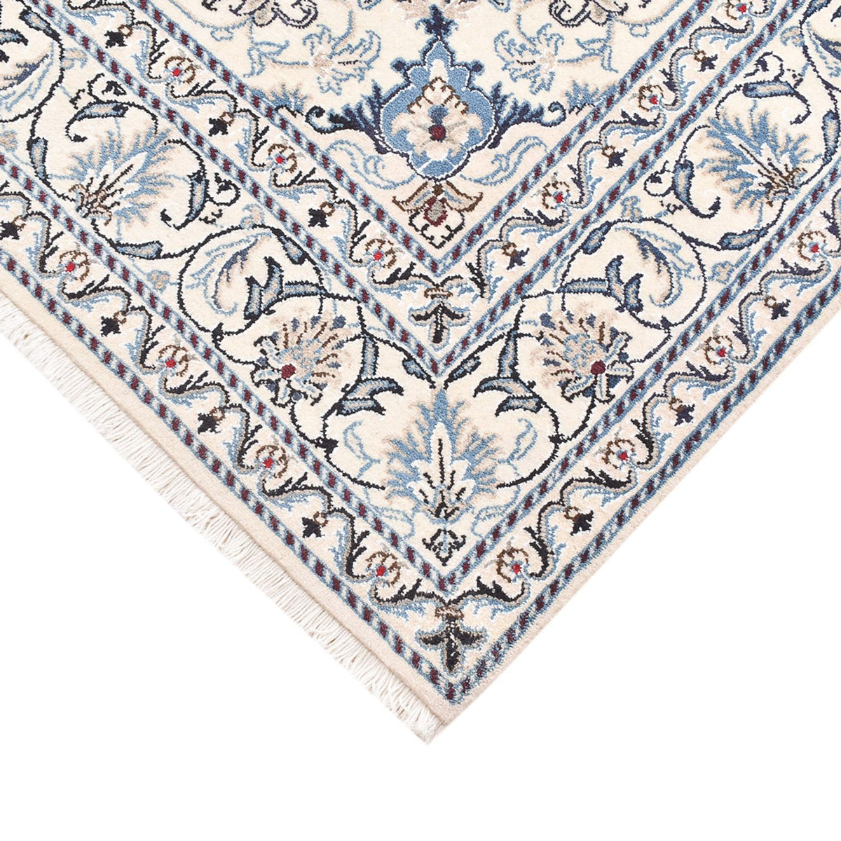 Perser Rug - Nain - 198 x 149 cm - dark blue