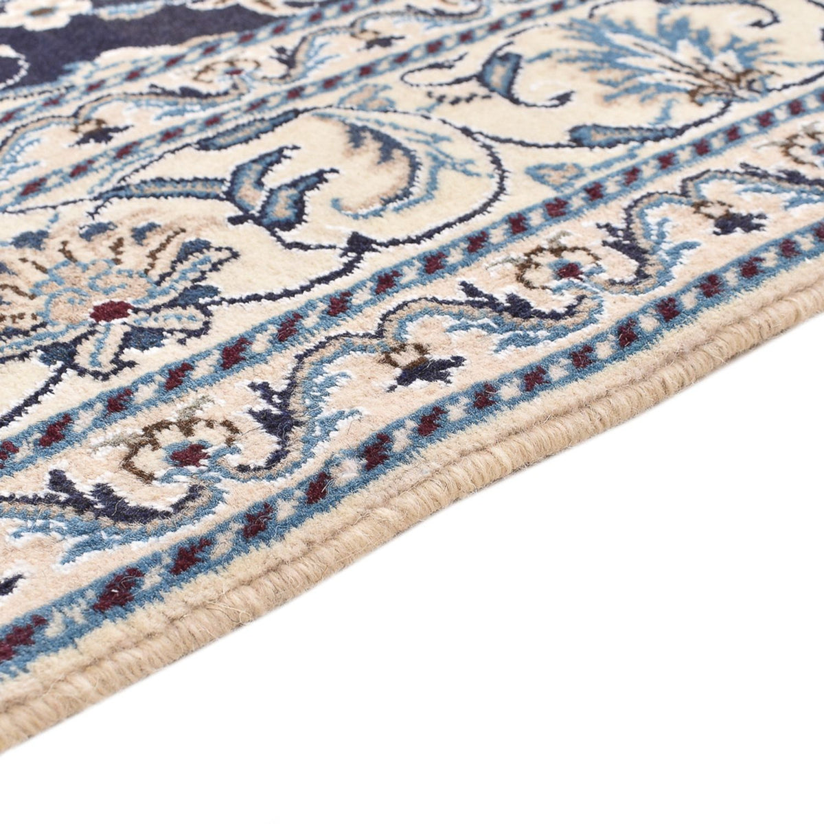 Perser Rug - Nain - 198 x 149 cm - dark blue