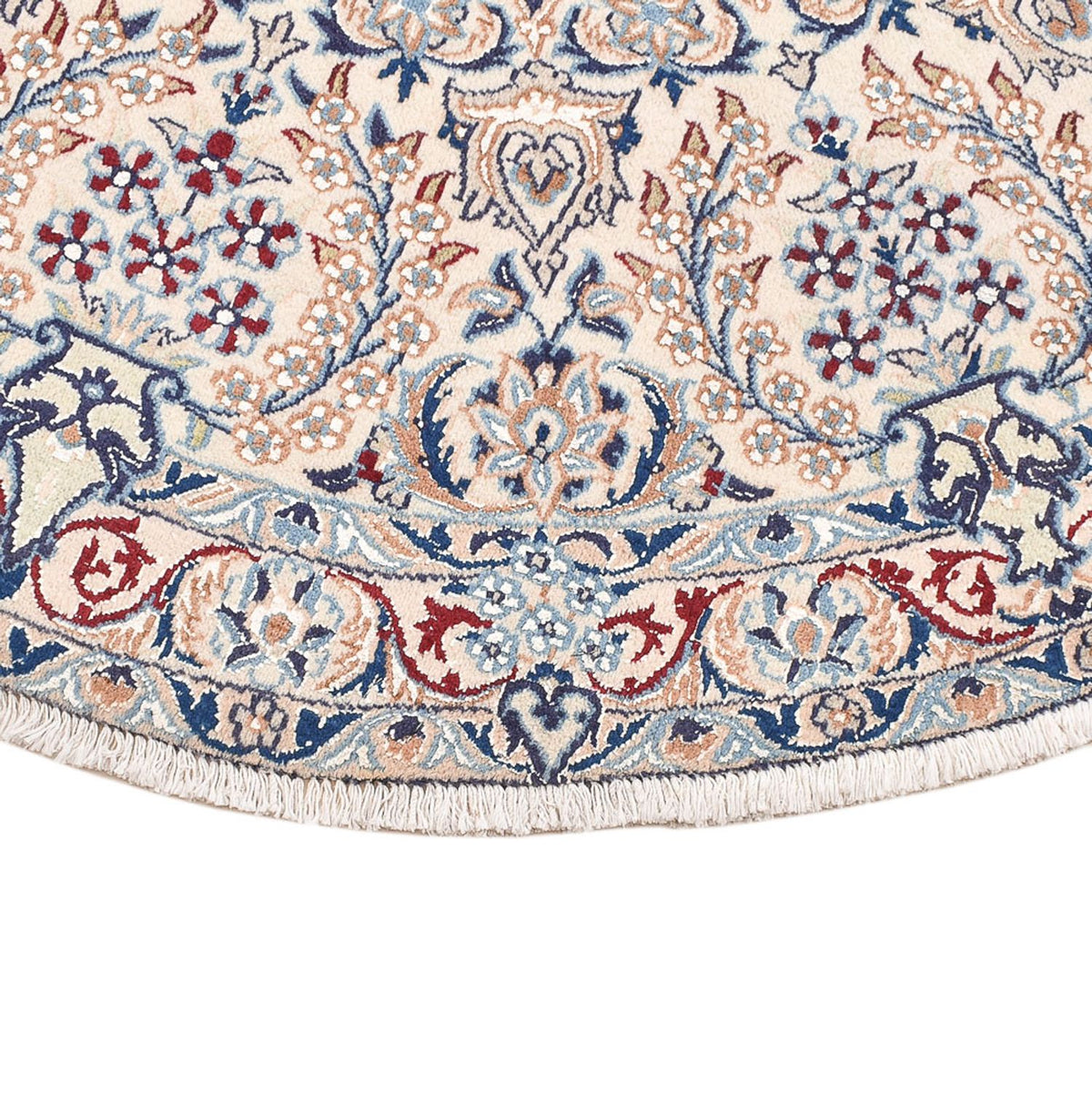 Perser Rug - Nain - Royal round  - 136 x 136 cm - grey