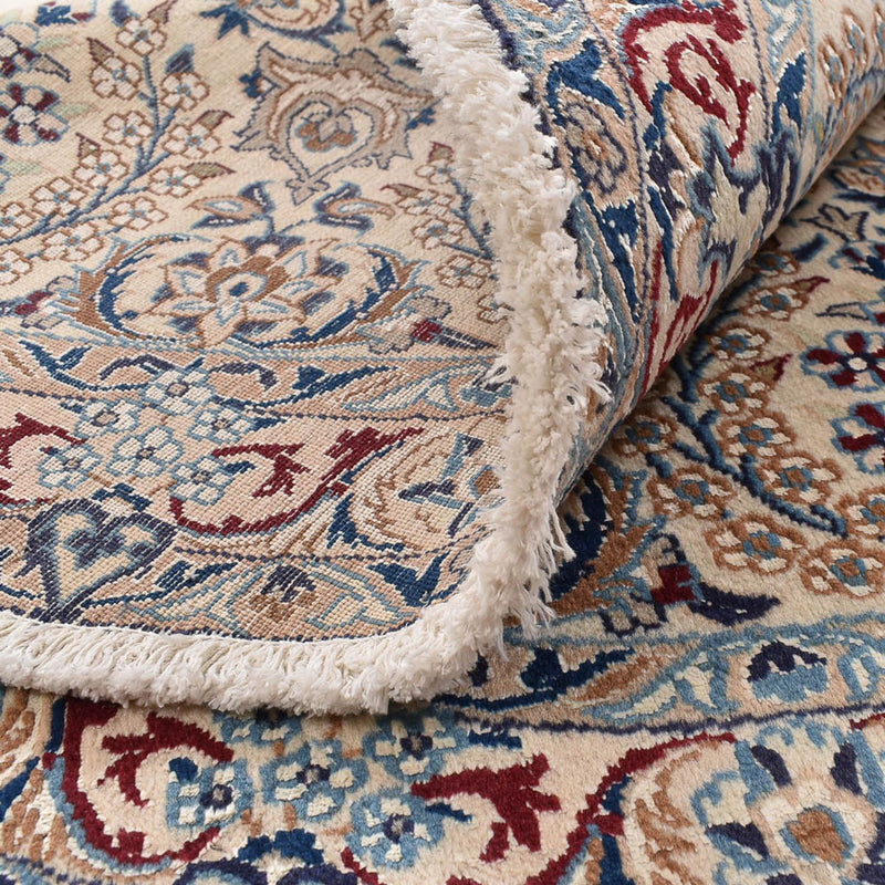 Perser Rug - Nain - Royal round  - 136 x 136 cm - grey