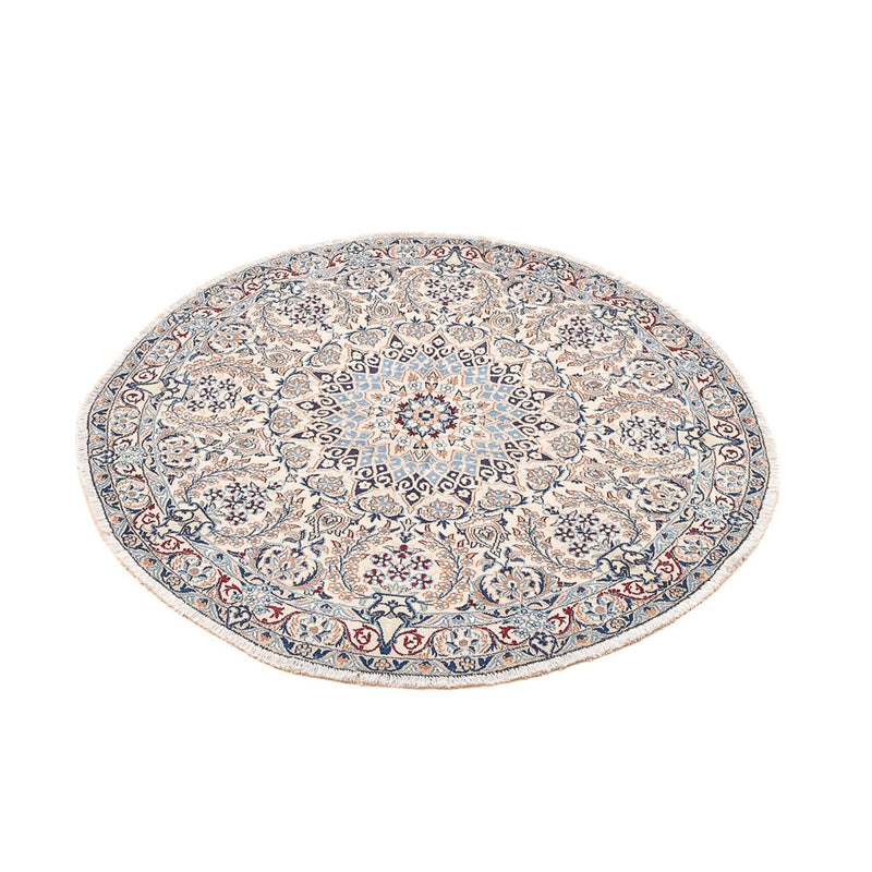 Perser Rug - Nain - Royal round  - 136 x 136 cm - grey