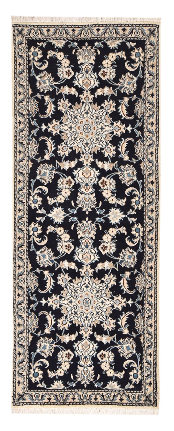 Runner Perser Rug - Nain - 189 x 75 cm - dark blue