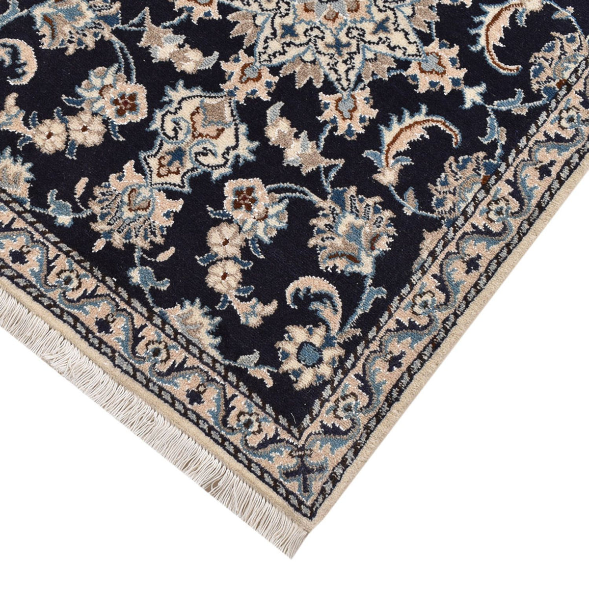 Runner Perser Rug - Nain - 189 x 75 cm - dark blue