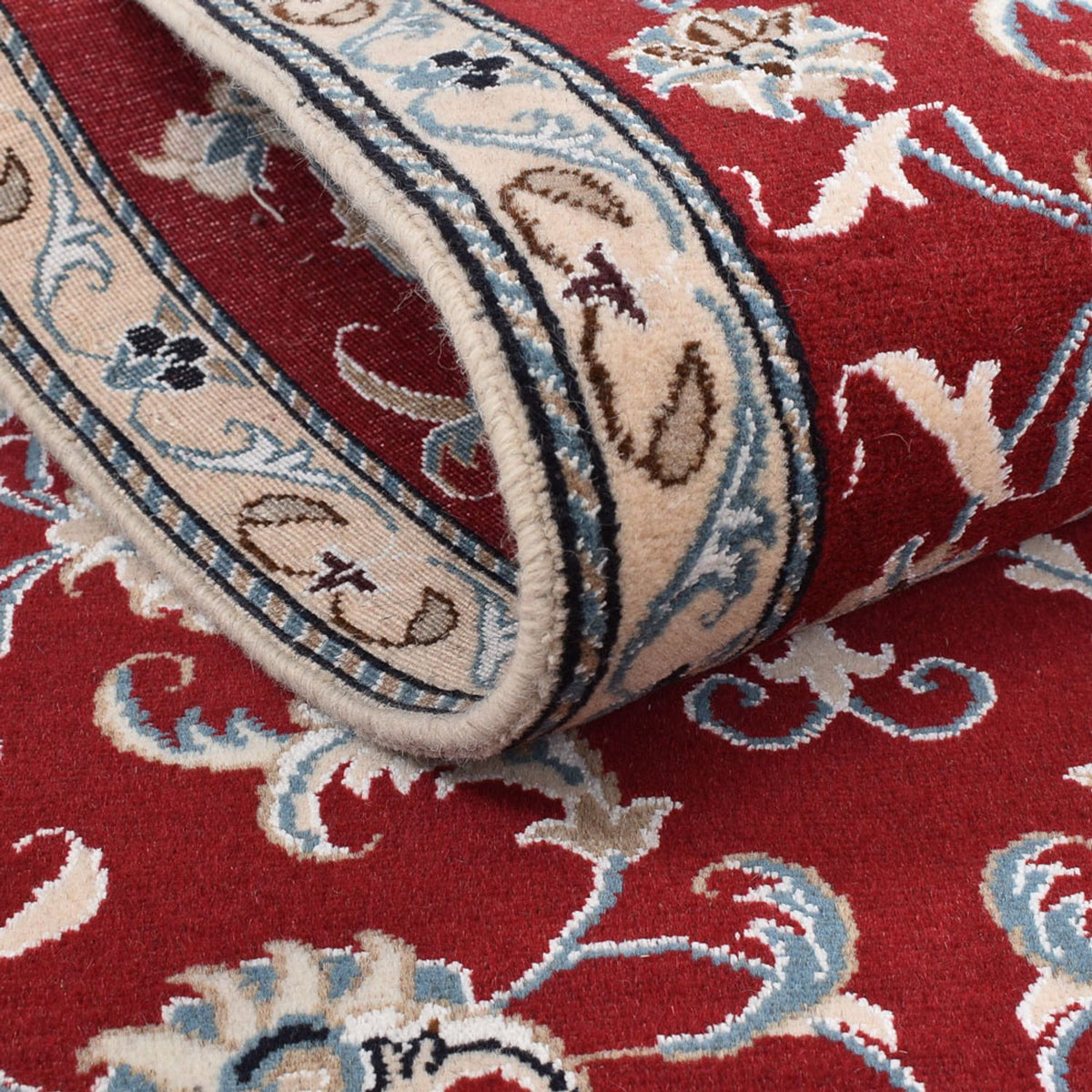 Runner Perser Rug - Nain - 198 x 77 cm - red