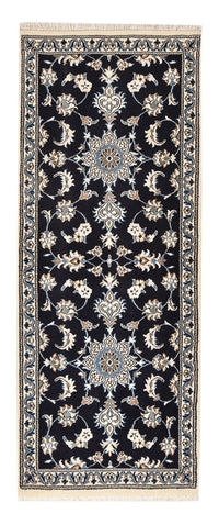Runner Perser Rug - Nain - 200 x 79 cm - dark blue