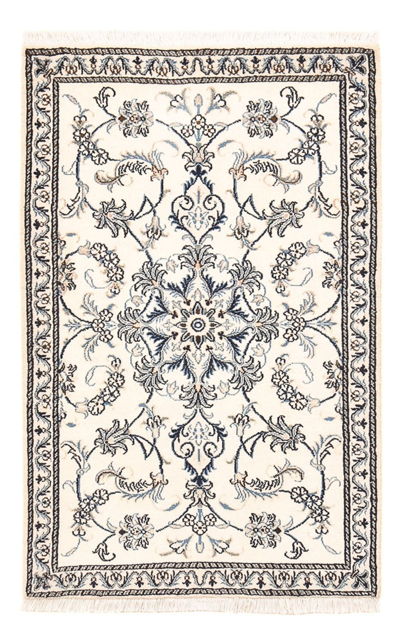 Perser Rug - Nain - 140 x 88 cm - light grey
