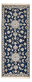 Runner Perser Rug - Nain - 197 x 76 cm - dark blue