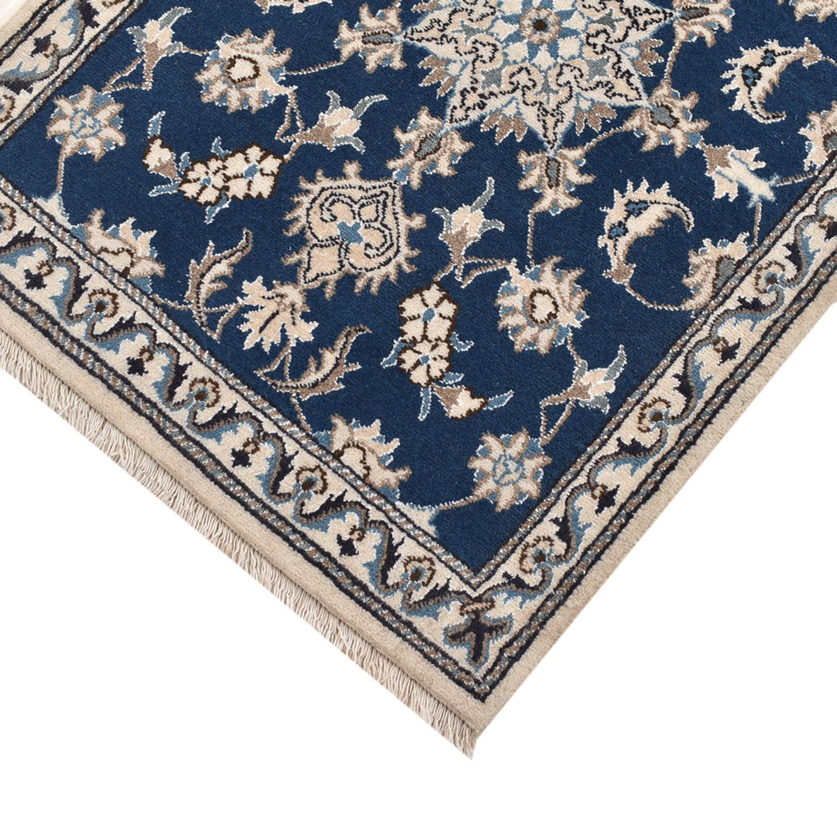 Runner Perser Rug - Nain - 197 x 76 cm - dark blue