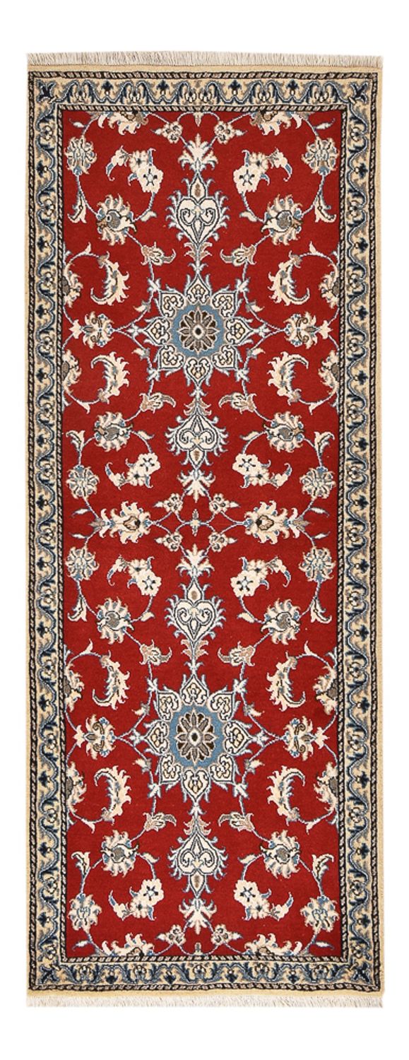 Runner Perser Rug - Nain - 209 x 80 cm - red