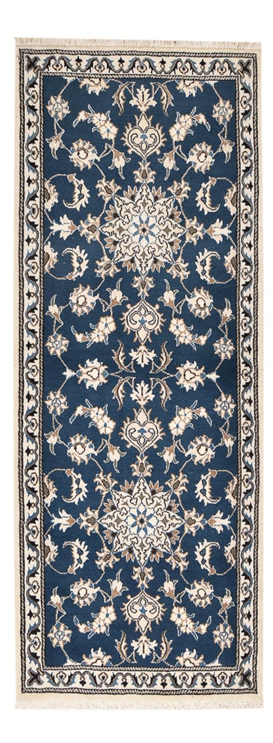 Runner Perser Rug - Nain - 195 x 77 cm - sea blue