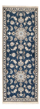 Läufer Perser - Nain - 195 x 77 cm - seeblau