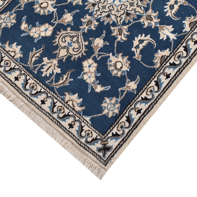 Runner Perser Rug - Nain - 195 x 77 cm - sea blue