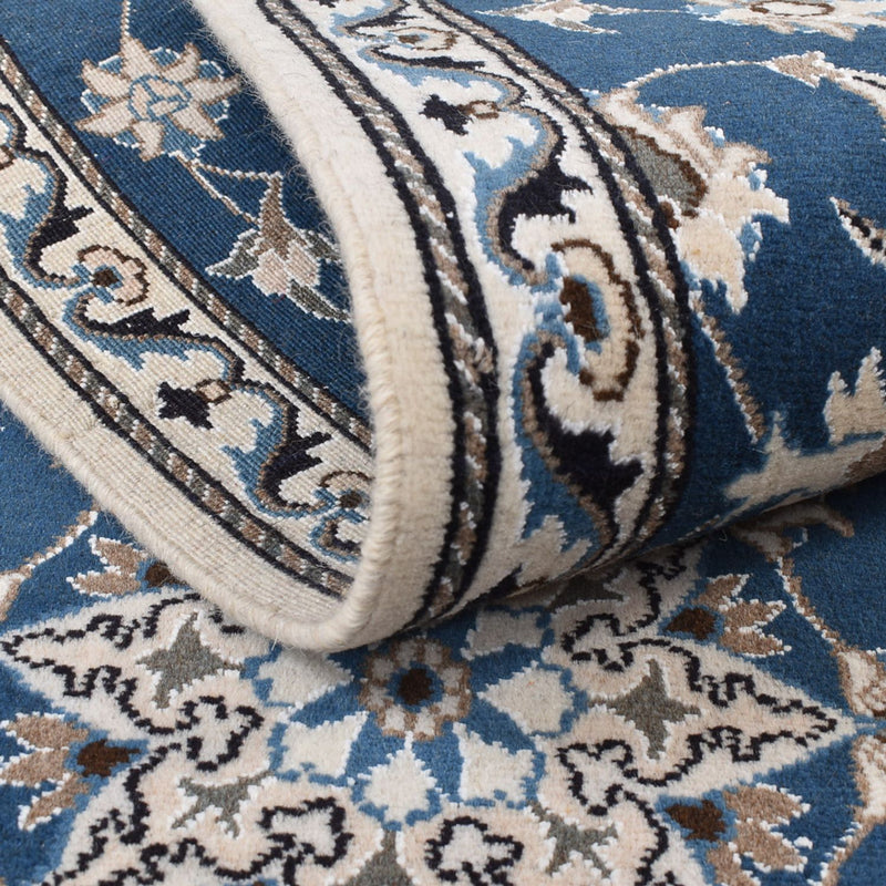 Runner Perser Rug - Nain - 195 x 77 cm - sea blue