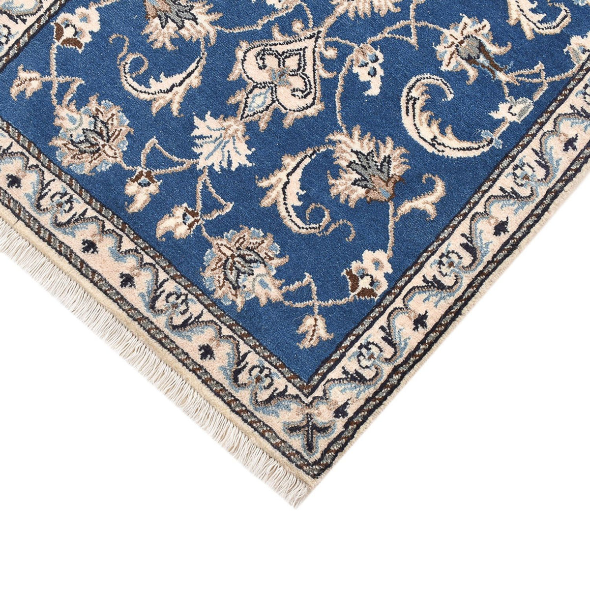 Perser Rug - Nain - 135 x 67 cm - blue