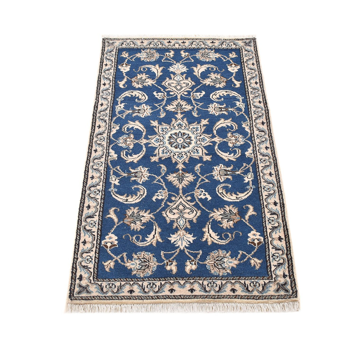 Perser Rug - Nain - 135 x 67 cm - blue