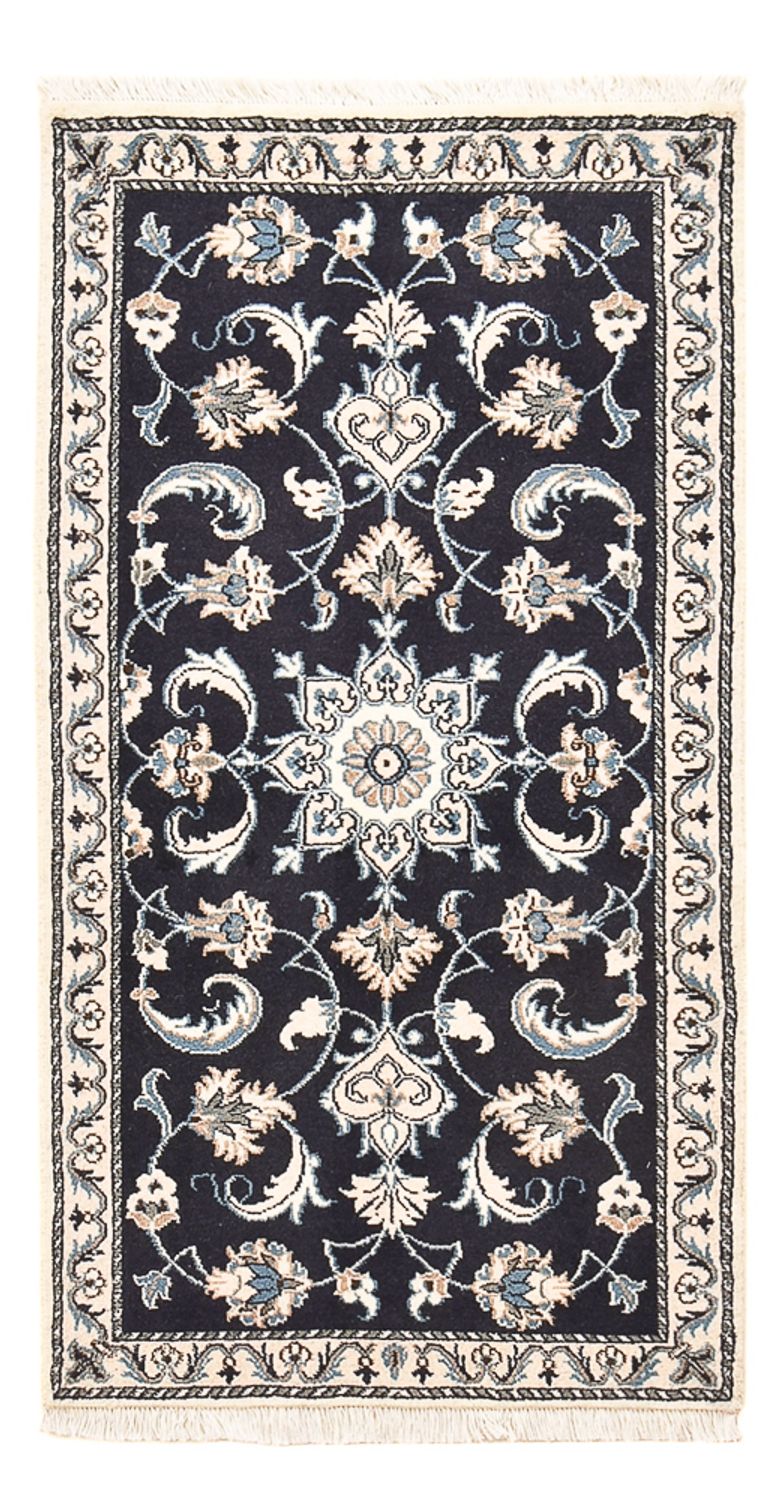 Perser Rug - Nain - 136 x 70 cm - dark blue