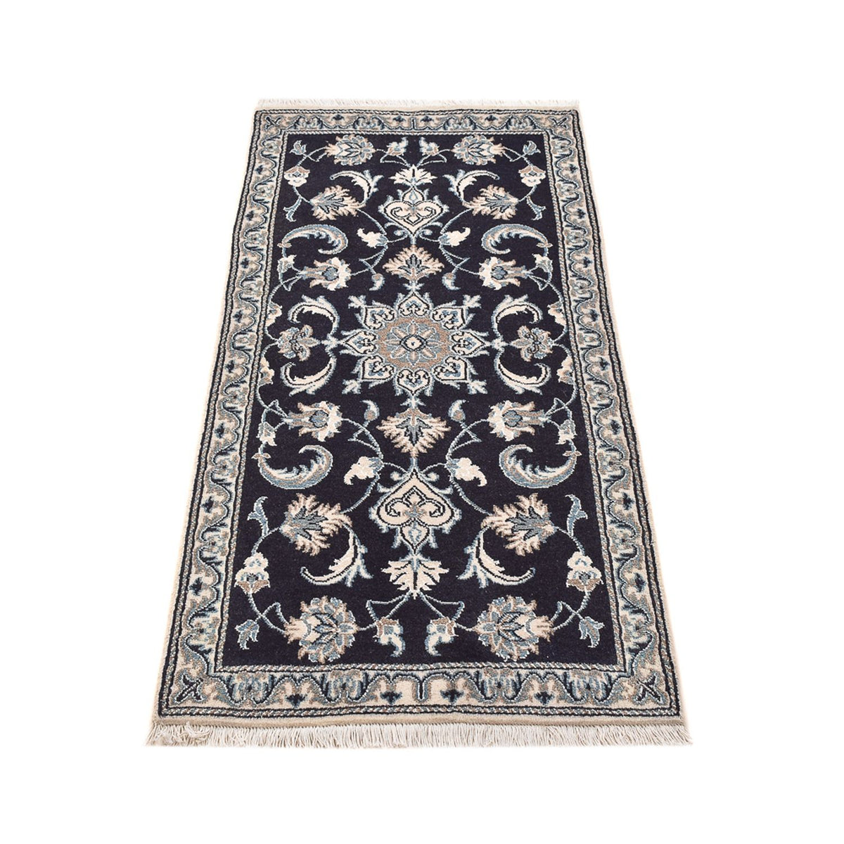 Perser Rug - Nain - 145 x 68 cm - dark blue