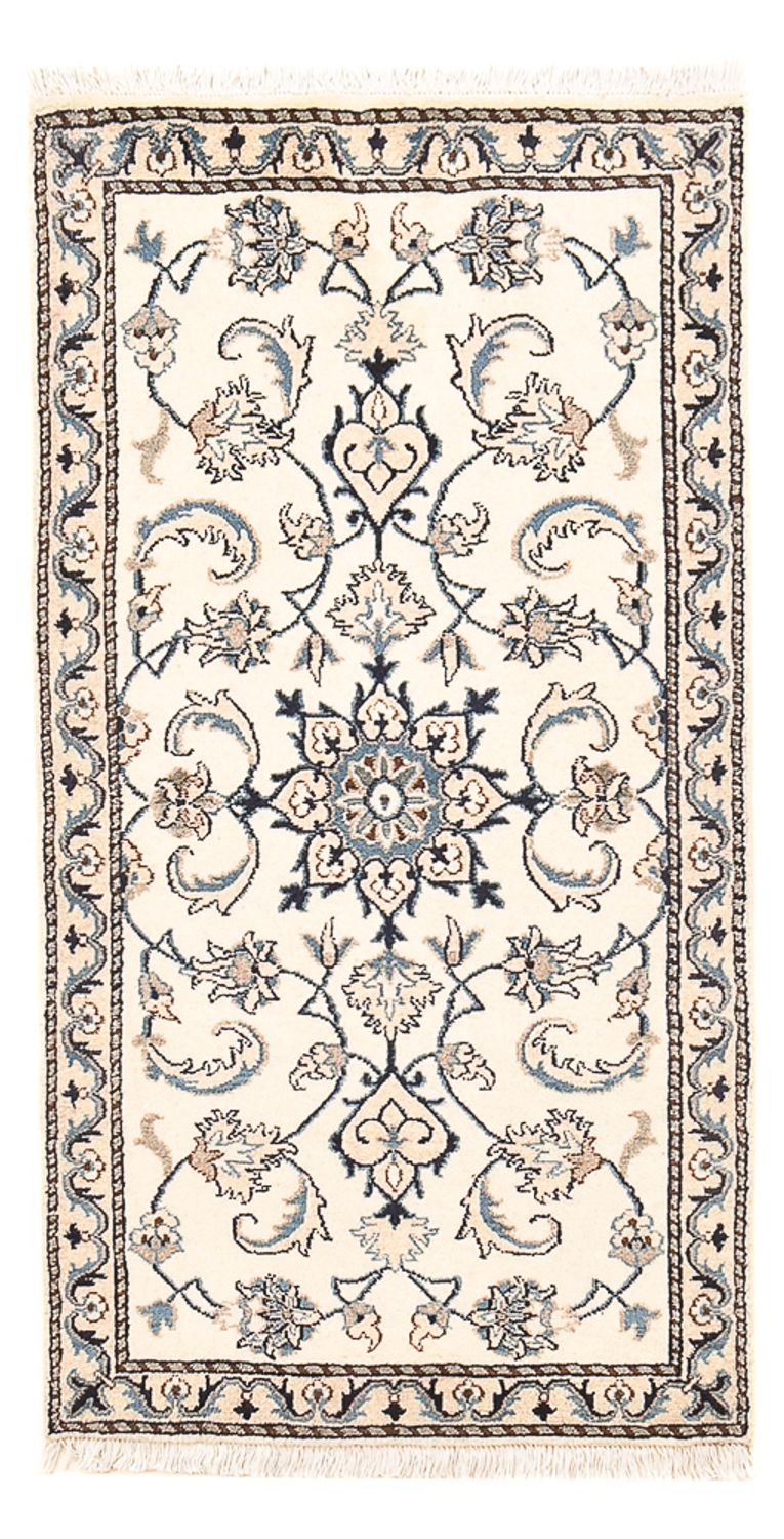 Perser Rug - Nain - 139 x 68 cm - light grey