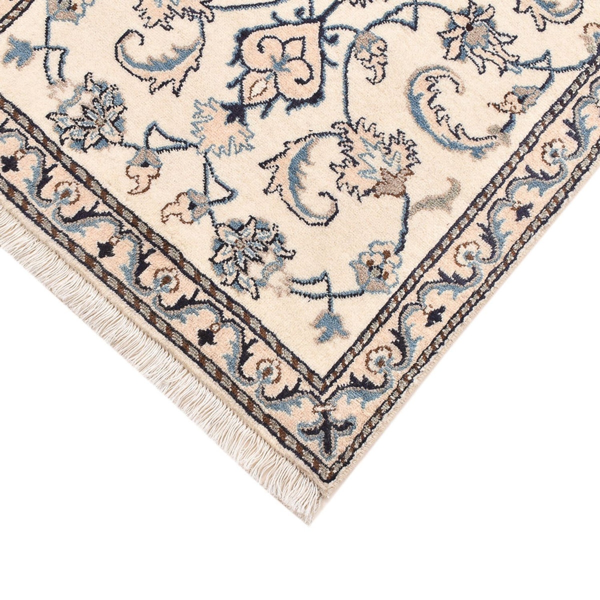 Perser Rug - Nain - 139 x 68 cm - light grey