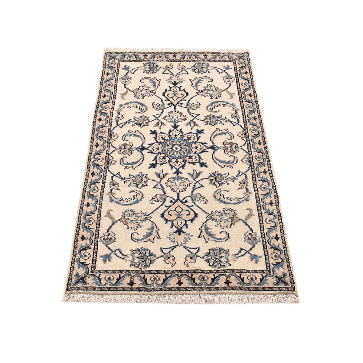 Perser Rug - Nain - 139 x 68 cm - light grey