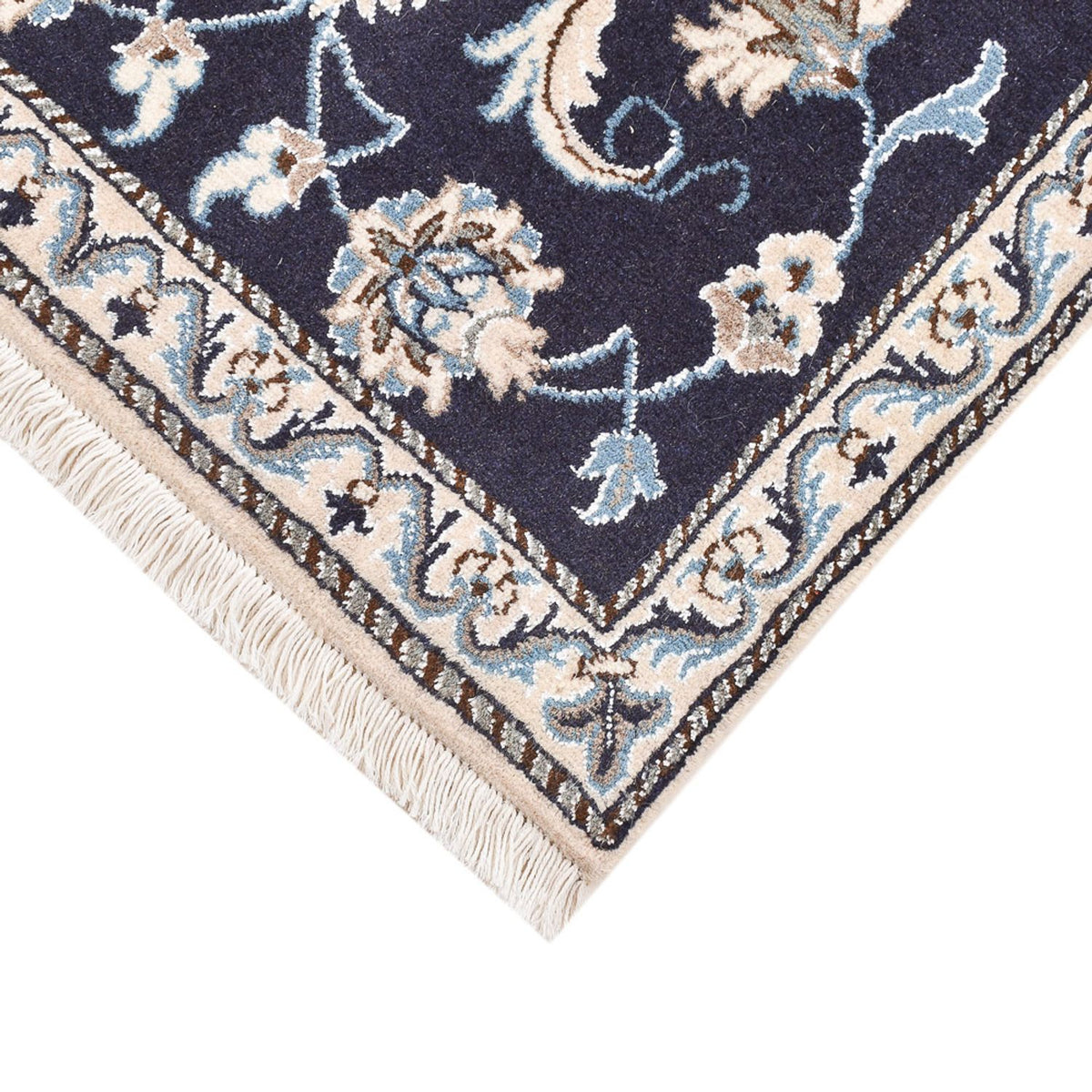 Perser Rug - Nain - 139 x 68 cm - dark blue