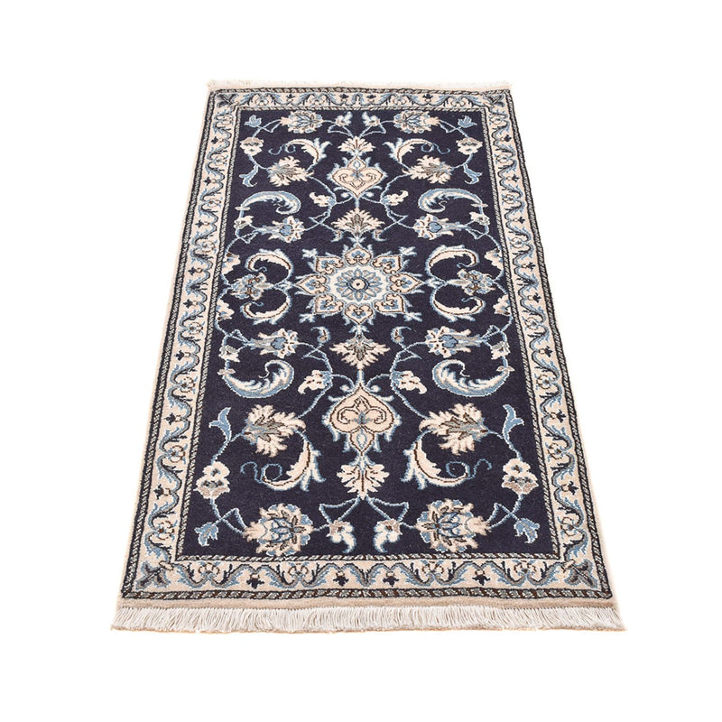 Perser Rug - Nain - 139 x 68 cm - dark blue
