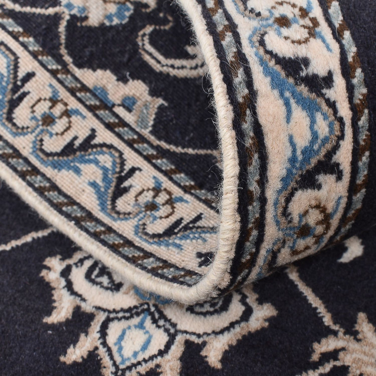 Perser Rug - Nain - 136 x 70 cm - dark blue