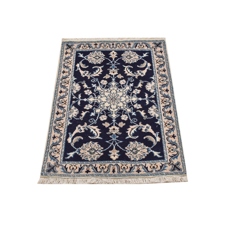Perser Rug - Nain - 90 x 60 cm - dark blue