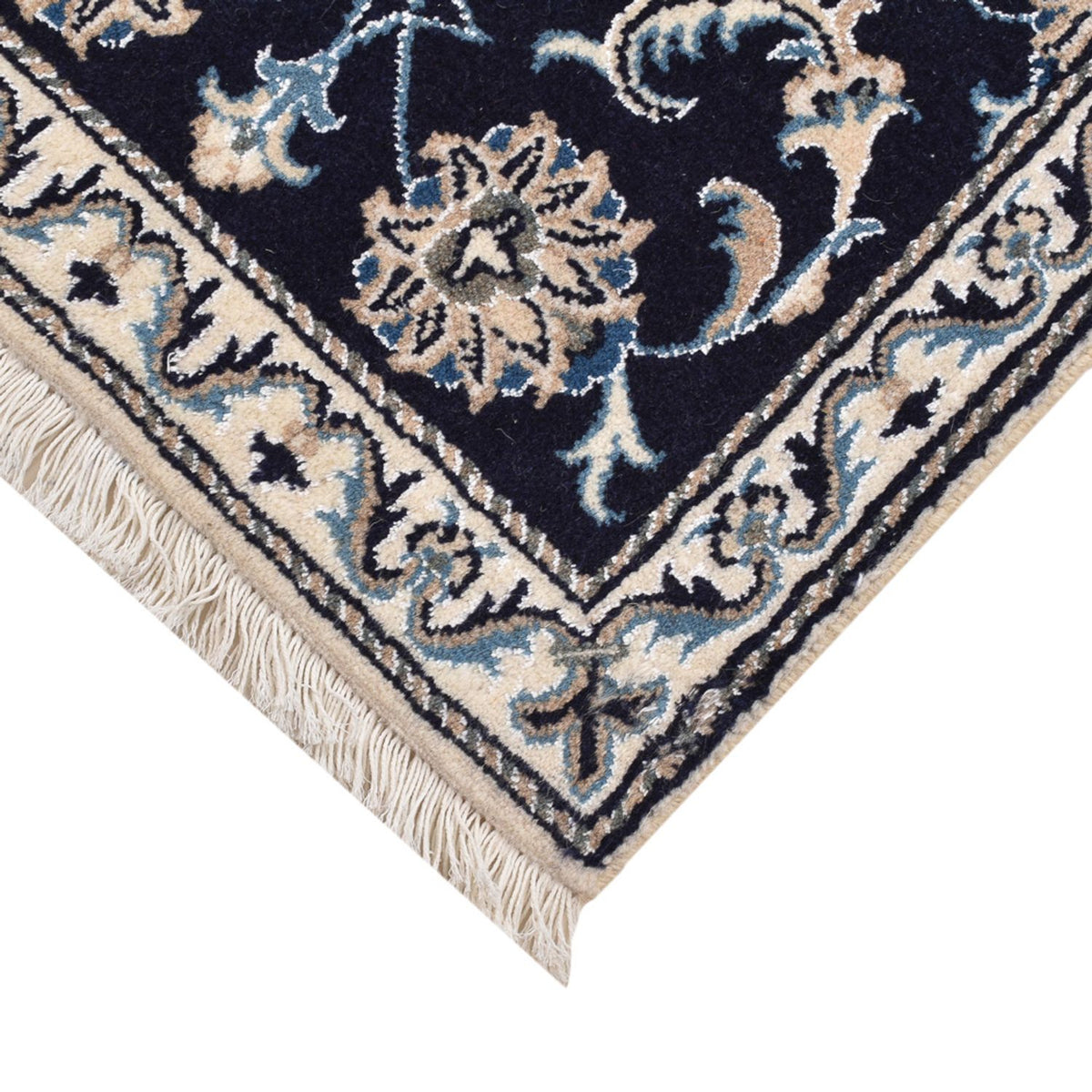 Perser Rug - Nain - 90 x 55 cm - dark blue