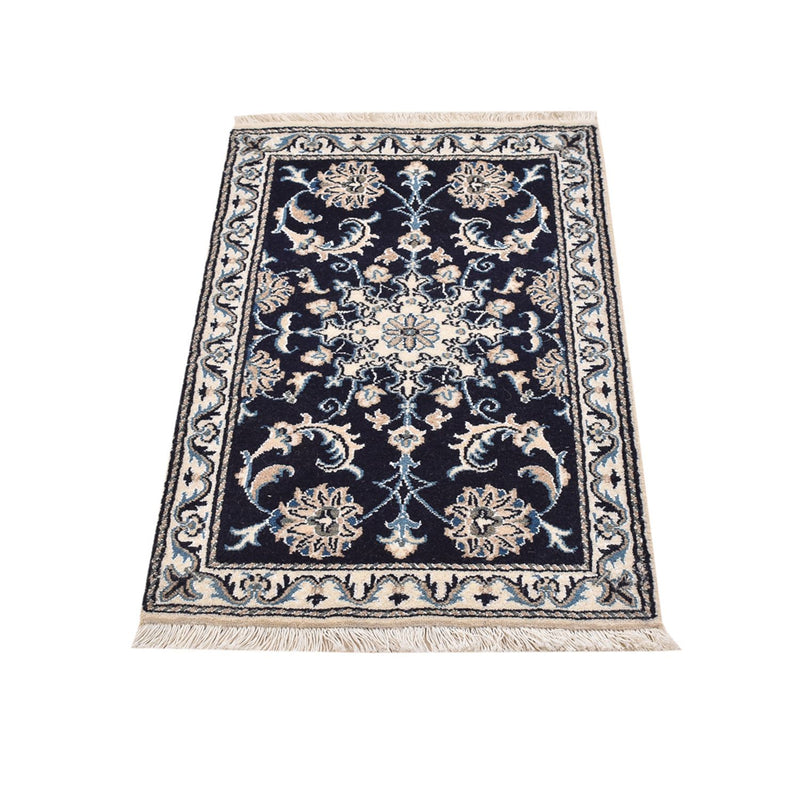 Perser Rug - Nain - 90 x 55 cm - dark blue