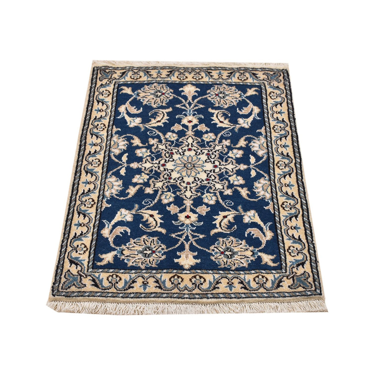 Perser Rug - Nain - 88 x 60 cm - blue