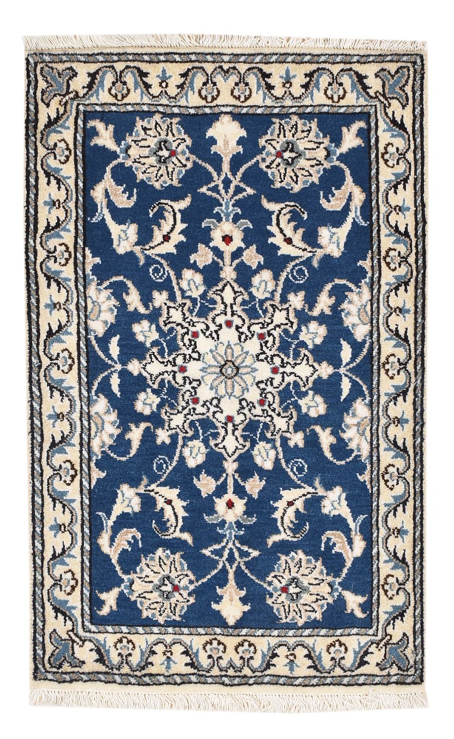 Perser Rug - Nain - 90 x 56 cm - blue
