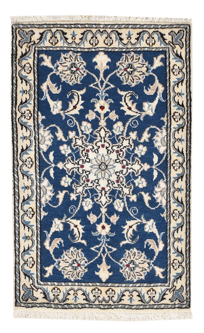 Perser Rug - Nain - 90 x 56 cm - blue
