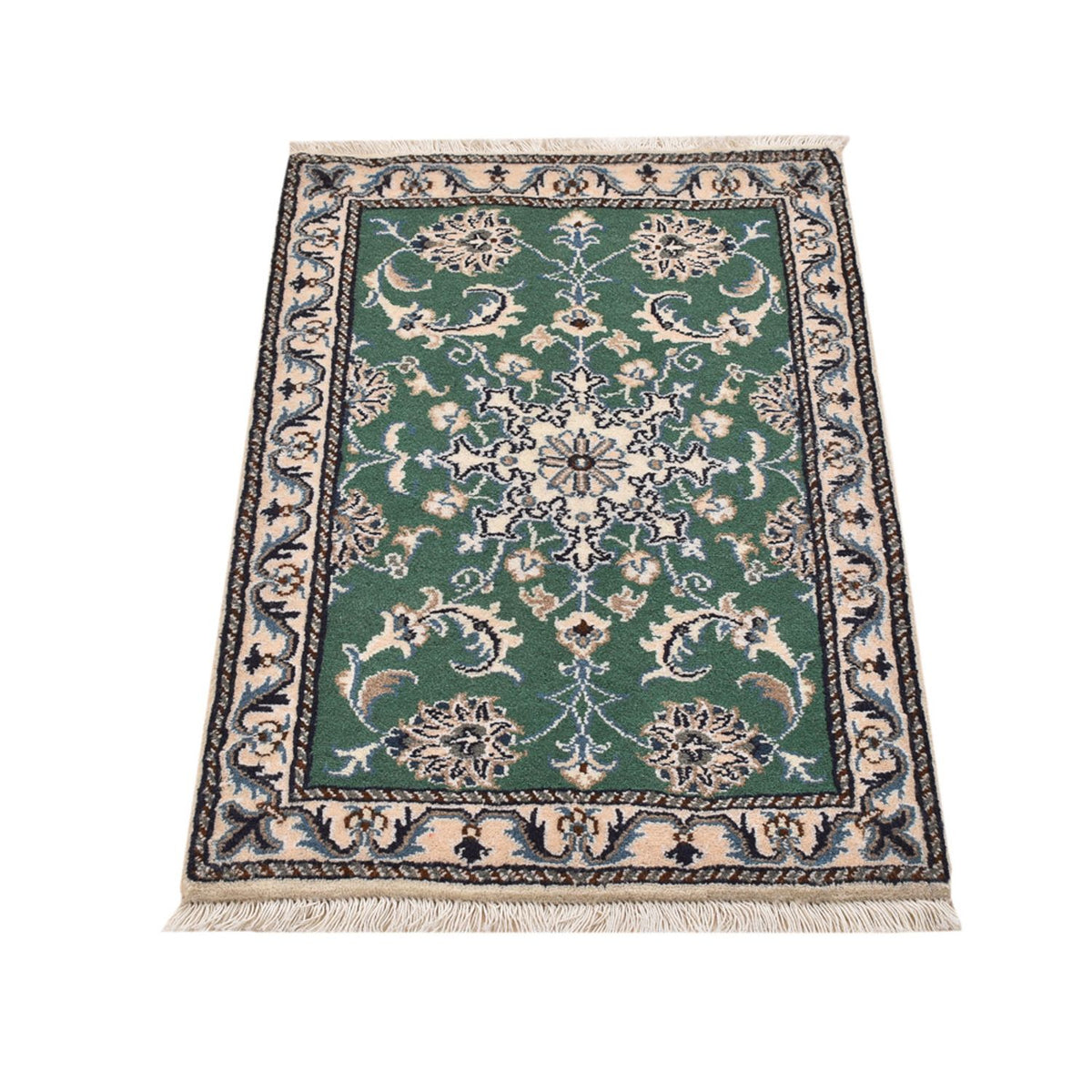 Perser Rug - Nain - 90 x 57 cm - green