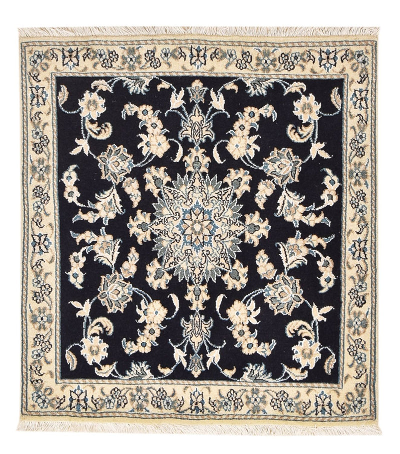 Perser Rug - Nain square  - 103 x 96 cm - dark blue