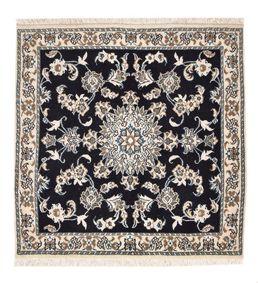 Perser Rug - Nain square  - 100 x 100 cm - dark blue