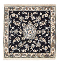 Perser Rug - Nain square  - 100 x 100 cm - dark blue