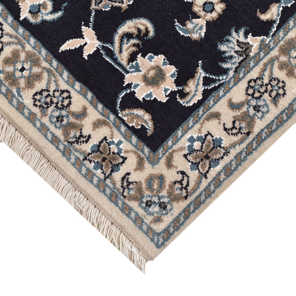 Perser Rug - Nain square  - 100 x 100 cm - dark blue