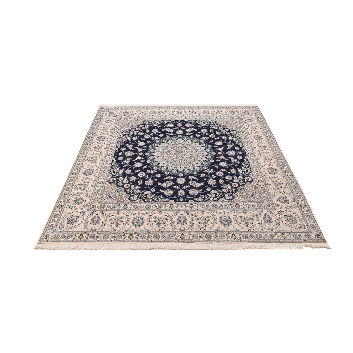 Perser Rug - Nain - Premium square  - 206 x 206 cm - dark blue
