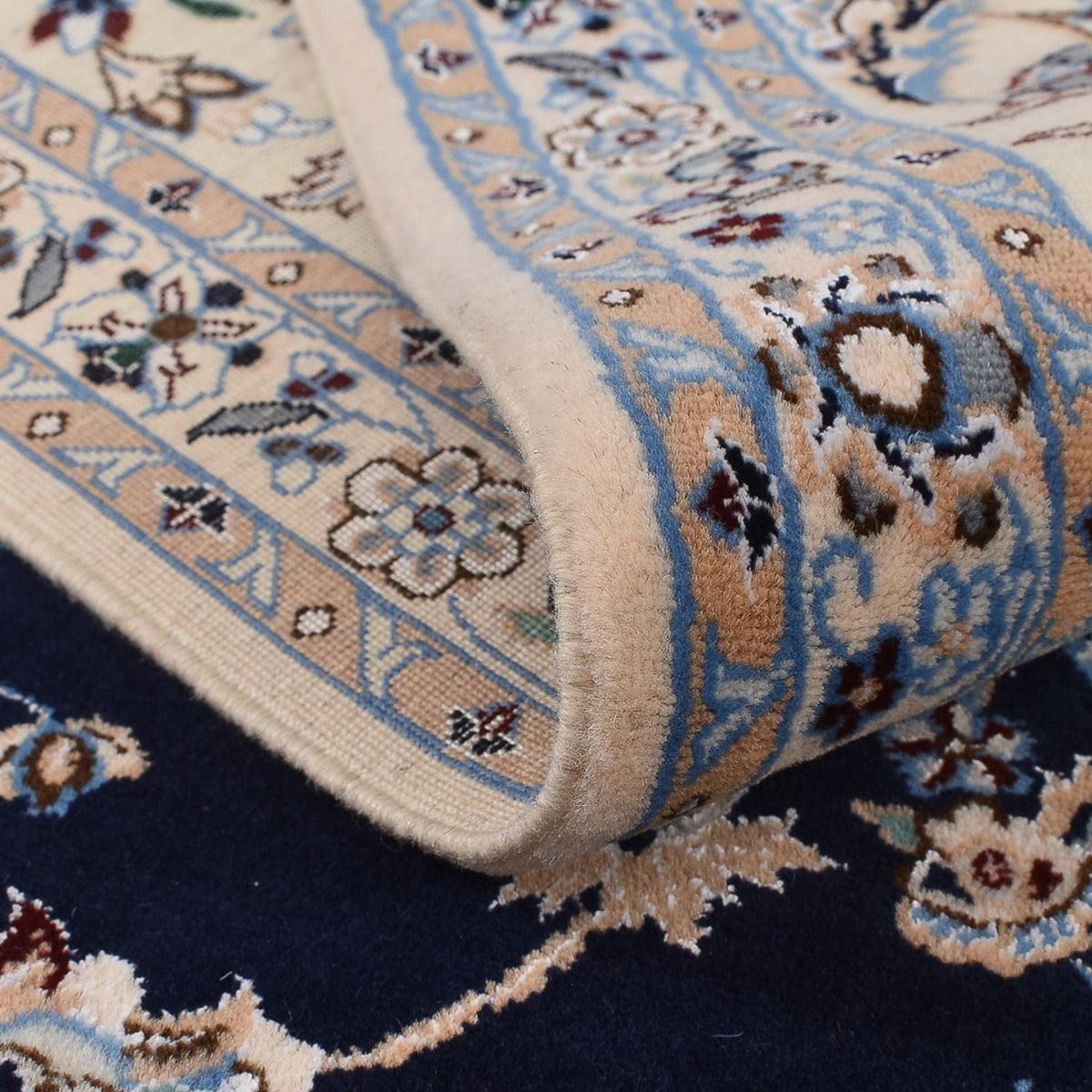 Perser Rug - Nain - Premium other shape  - 211 x 269 cm - dark blue