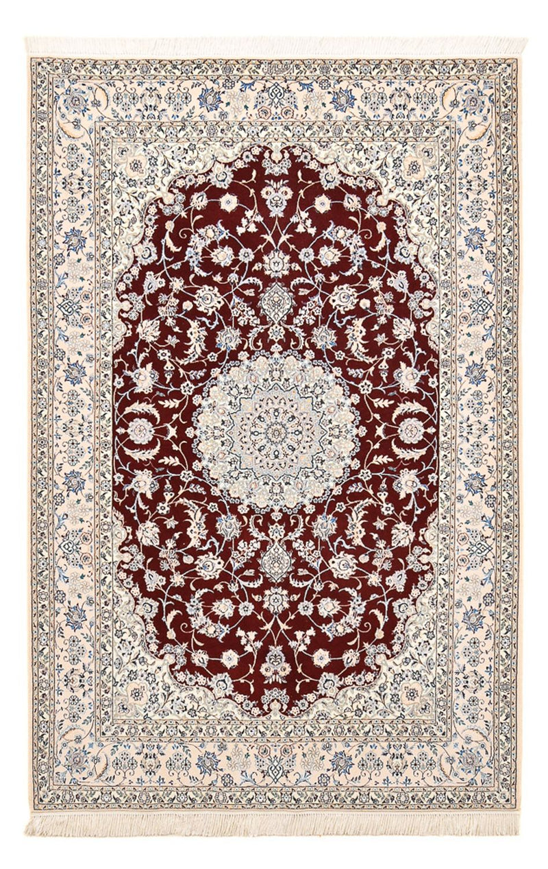 Perser Rug - Nain - Premium - 236 x 150 cm - dark red