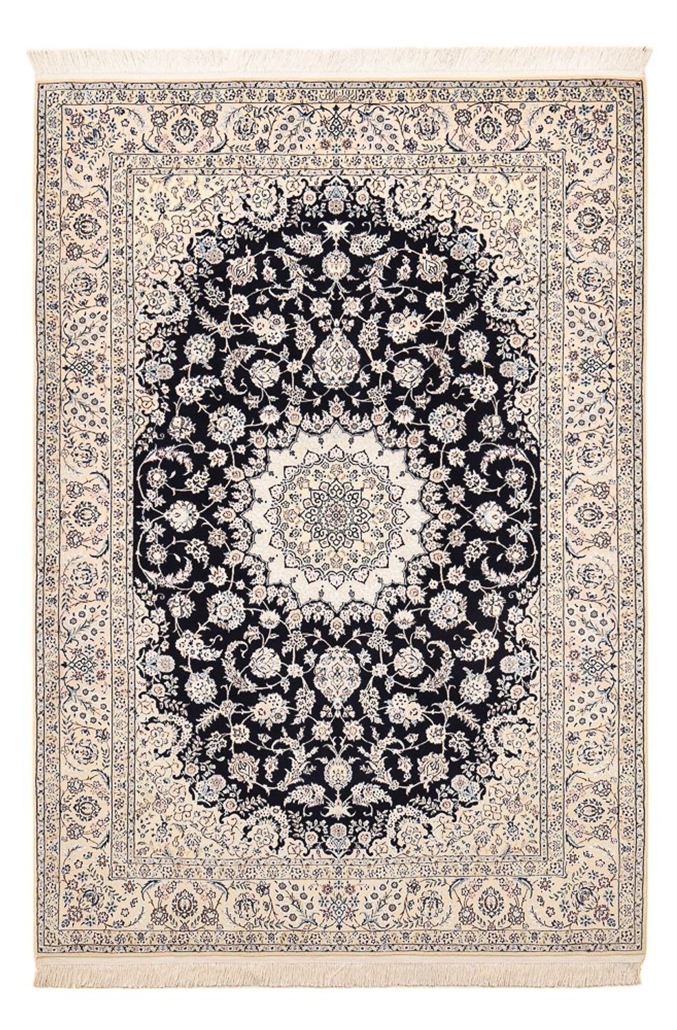 Perser Rug - Nain - Premium - 240 x 161 cm - dark blue