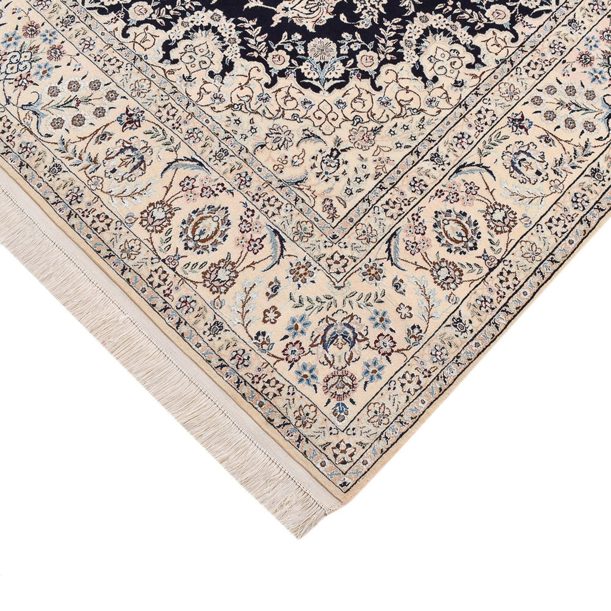 Perser Rug - Nain - Premium - 240 x 161 cm - dark blue