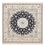 Perser Rug - Nain - Premium square  - 181 x 178 cm - dark blue