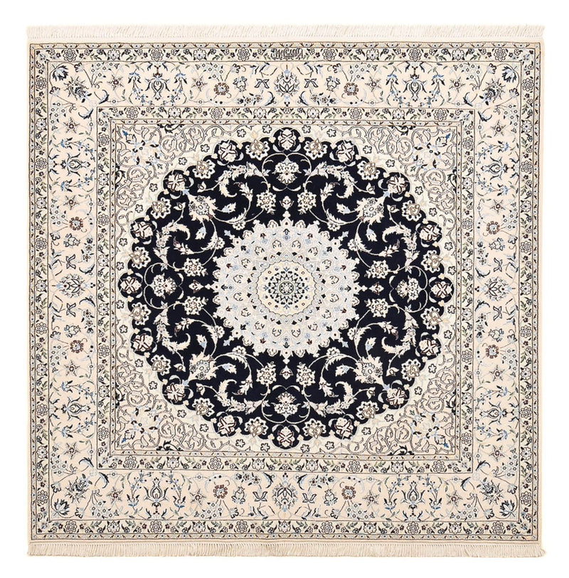 Perser Rug - Nain - Premium square  - 181 x 178 cm - dark blue