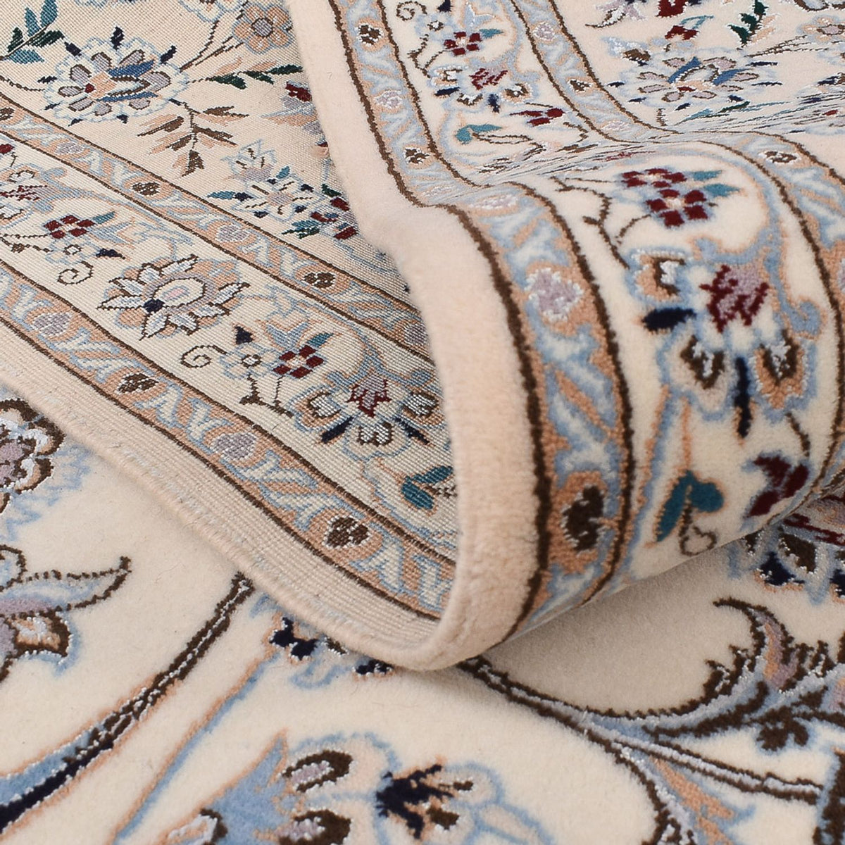 Perser Rug - Nain - Premium square  - 204 x 207 cm - light grey