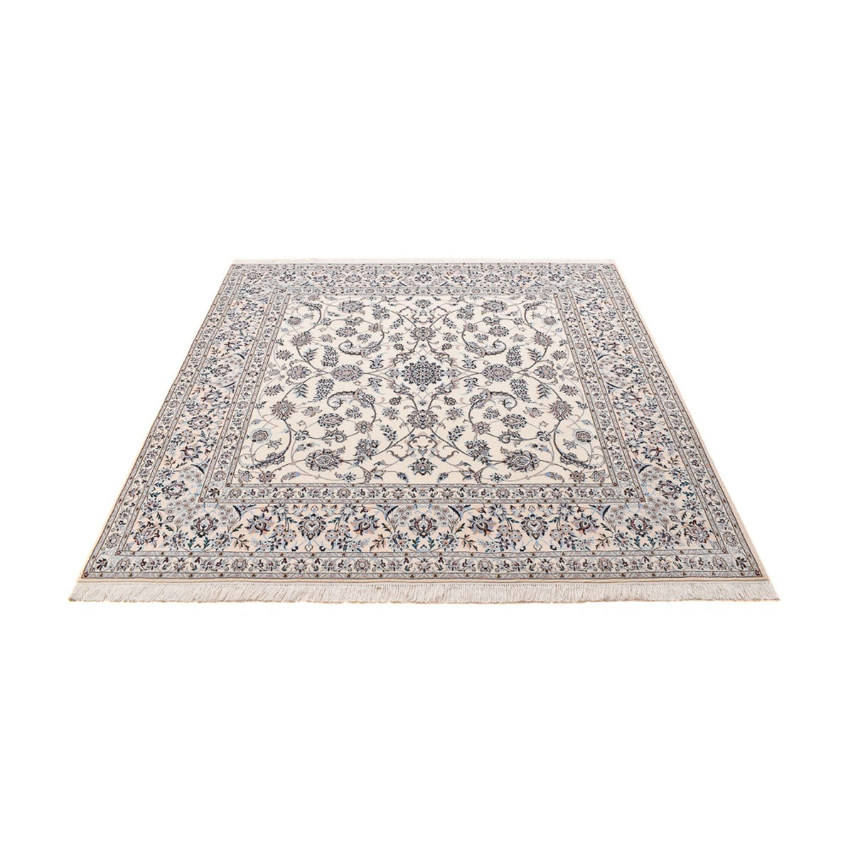 Perser Rug - Nain - Premium square  - 204 x 207 cm - light grey