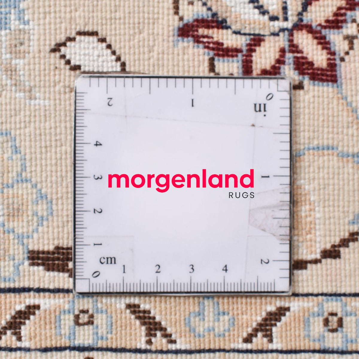 Perser Rug - Nain - Premium square  - 205 x 206 cm - light grey