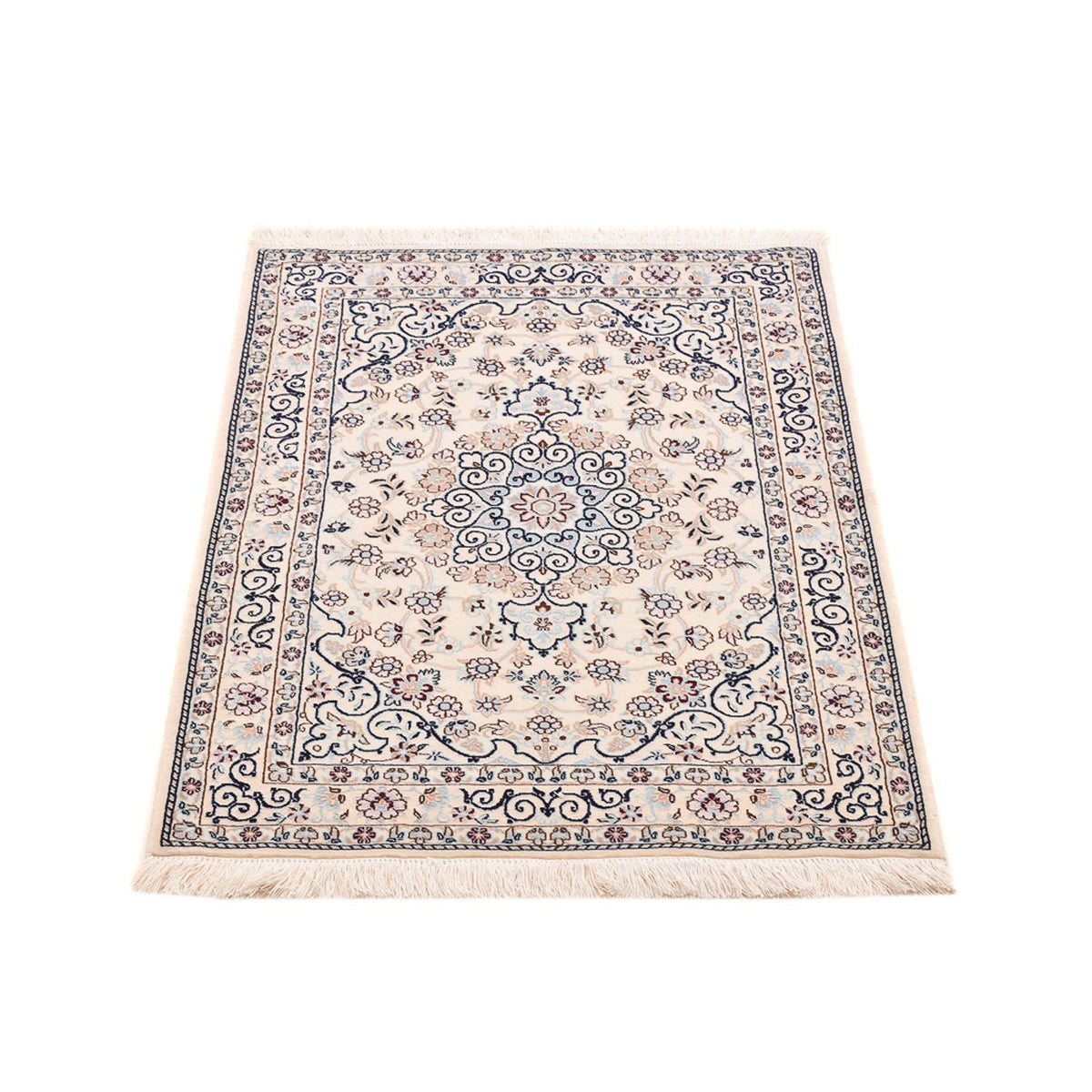 Perser Rug - Nain - Royal - 105 x 81 cm - light grey