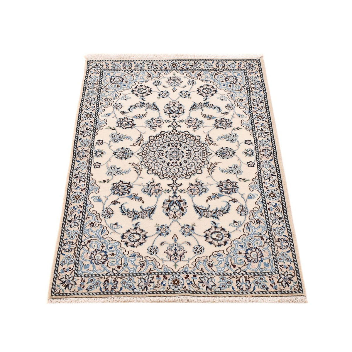 Perser Rug - Nain - Royal - 109 x 69 cm - light grey